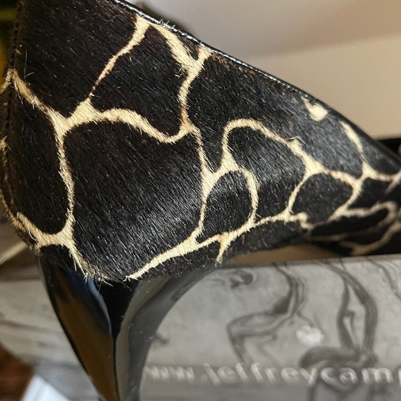 Nine West Mazzo Animal Print Peep Toe Heels - Picture 3 of 13
